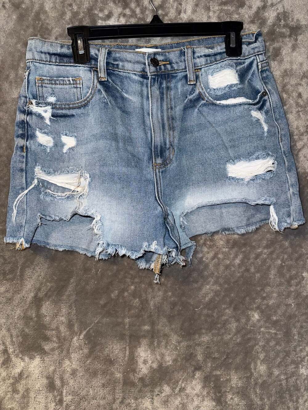 Cello Distressed Denim Shorts Size L